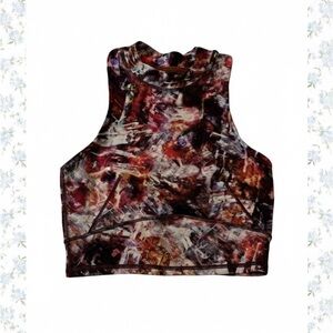 Lululemon Everlux and Mesh Cropped Tank